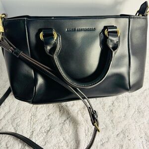 Aimee Kestenberg Crossbody Leather Bag with Zipper Detail